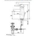 Vòi lavabo nóng lạnh INAX LFV-8000S