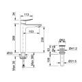 Vòi lavabo nóng lạnh INAX LFV-502SH