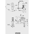 Vòi lavabo nóng lạnh INAX LFV-5012S