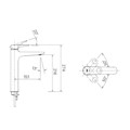 Vòi lavabo nóng lạnh INAX LFV-652SH