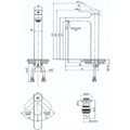 Vòi lavabo nóng lạnh INAX LFV-632SH-2