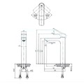 Vòi lavabo nóng lạnh INAX LFV-612S