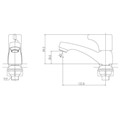 Vòi chậu lavabo lạnh INAX LFV-13B