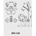 Vòi sen tắm Inax BFV-113S