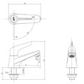 Vòi chậu lavabo lạnh INAX LFV-17