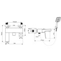 Vòi sen tắm Inax BFV-403S