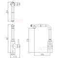 Vòi rửa bát dây rút Inax SFV-907SX