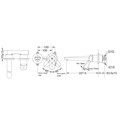 Vòi Lavabo gắn tường nóng lạnh TOTO TLS04308B