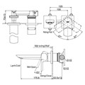Vòi Lavabo gắn tường nóng lạnh TOTO TLG02310BB