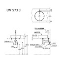 Chậu Đặt Bàn Lavabo Toto LW573JWF