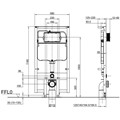 Két nước âm tường TOTO WH172AT