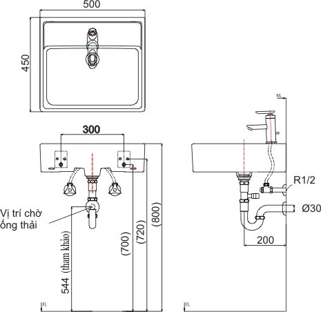 Chậu Đặt Bàn Lavabo INAX AL-293V