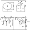 Chậu Rửa Âm Bàn Lavabo Inax AL-2293V