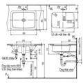 Chậu Rửa Âm Bàn Lavabo Inax AL-2298V