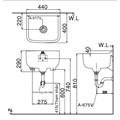 Chậu Rửa Treo Tường INAX S-17V