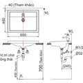 Chậu Rửa Dương Bàn Lavabo Inax AL-2397V Dương Bàn