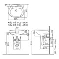 Chậu Rửa Treo Tường INAX L-284V