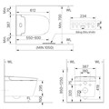 Bồn cầu điện tử treo tường INAX AC-821VN