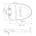Nắp rửa bồn cầu INAX CW-S32VN