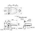 Nắp rửa điện tử INAX CW-KA22AVN