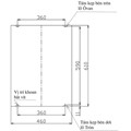 Gương phòng tắm INAX KF-4560VA