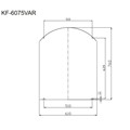 Gương Phòng Tắm Tráng Bạc INAX KF-6075VAR