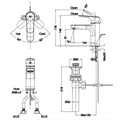 Vòi lavabo nóng lạnh INAX LFV-1402S