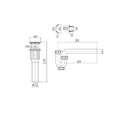 Ống Xả Chậu Có Chặn Nước INAX A-016V