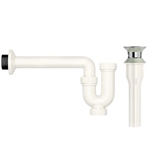 Bộ Ống Xả Chậu & Ống Thải Chữ P INAX A-325PS Nhựa 