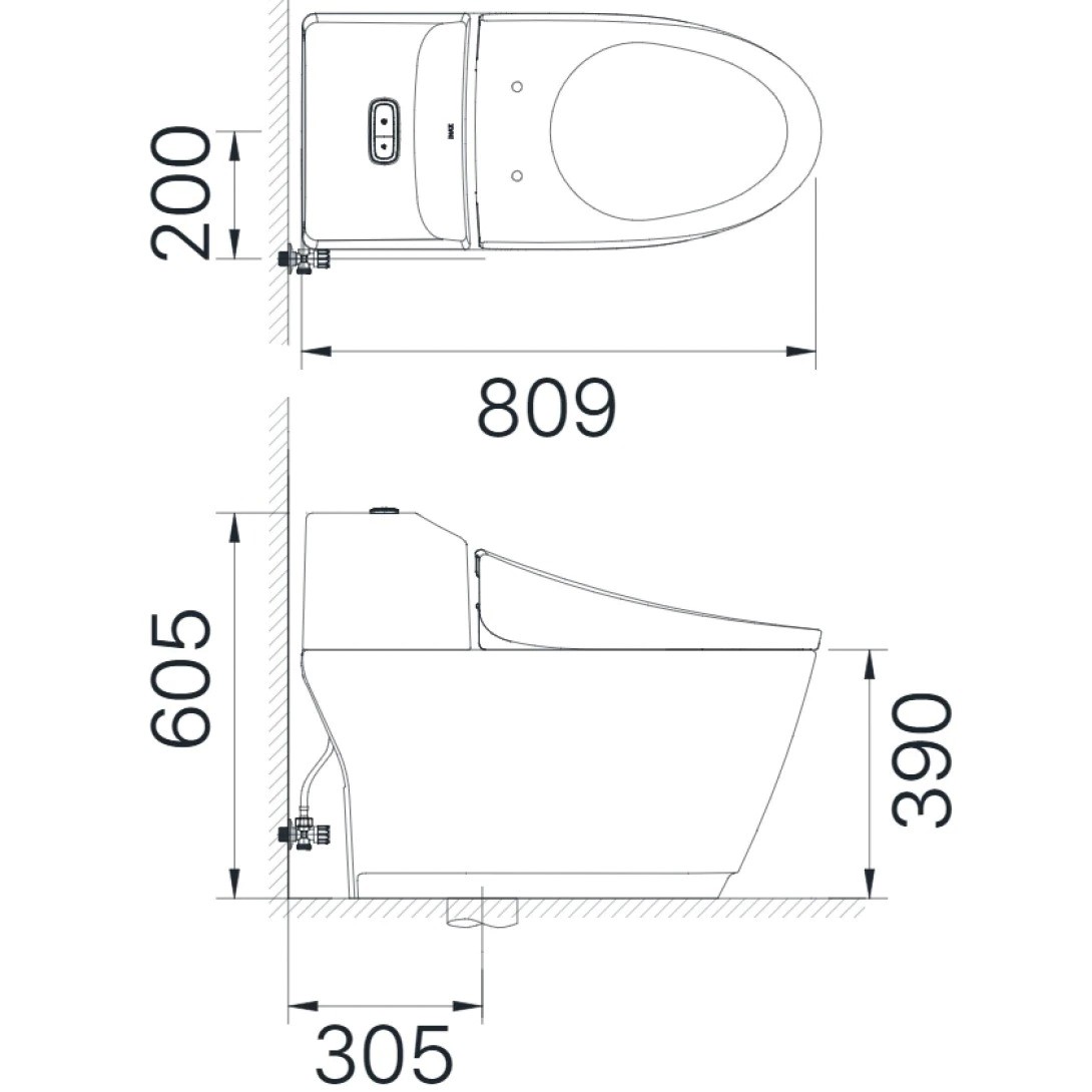 Bàn Cầu Một Khối INAX AC-1032VN 