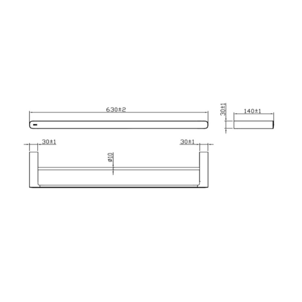 Thanh treo khăn tắm vệ sinh INAX KFS-945VW