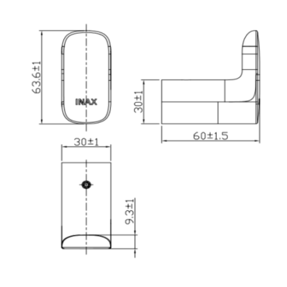 Móc treo áo INAX KFS-941V