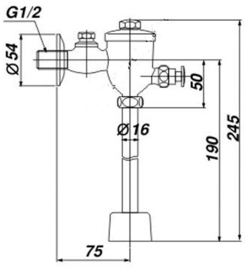 Van xả tiểu nam INAX UF-7V