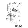 Van xả tiểu nam INAX UF-3VS